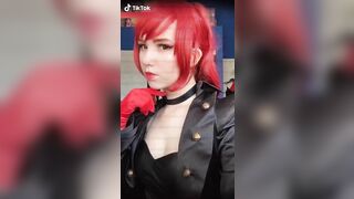 Thick White Ass Persona 5 Kasumi Yoshizawa Cosplay Dancing