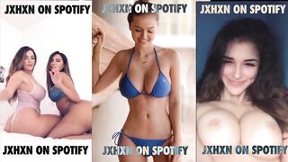 JXHXN - BIG BOOBS GIRLS on TIK TOK NUDE COMPILATION #PORNRAP