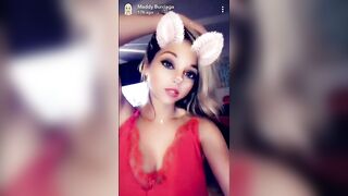 TV Reality Star Maddy Burciaga NIPSLIP Wearing a Nightie (Snapchat)