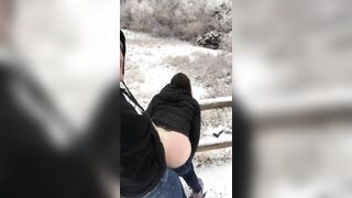 Red rocks Denver Colorado homemade amateur fucking on mountain