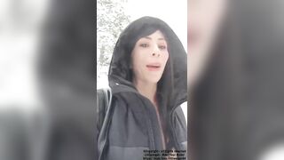 Littleangel84 - Assfucked anal in the snow at Mont Ventoux - Challenge 5