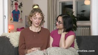 Lesbian Couple Play a Sexy Card Game