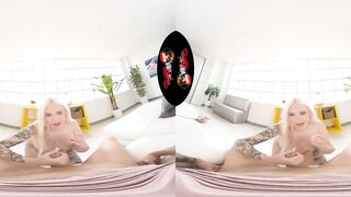 VRLatina - Beautiful Perfect Blonde Fucks You VR