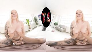 VRLatina - Beautiful Perfect Blonde Fucks You VR