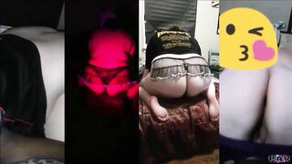 BBW Pawg Girlfriend Booty Twerk (Split Screen Compilation)