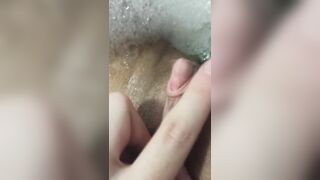 Do you want to join me in a bubble bath and jerk off my big clit?