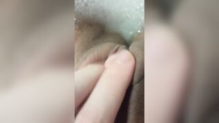 Do you want to join me in a bubble bath and jerk off my big clit?