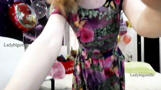 Russian ginger queen with amazing body take off her panties and dress