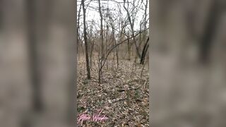 POV GF Gagging Sloppy Deepthroat Training Facefuck in Middle of the Forrest Ends w Mouth FULL of CUM