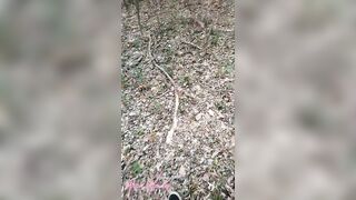 POV GF Gagging Sloppy Deepthroat Training Facefuck in Middle of the Forrest Ends w Mouth FULL of CUM