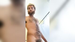 Could you get me wetter than this shower bitch? Thick hairy cock dripping Mount Men Rock Mercury