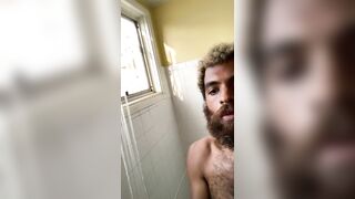 Could you get me wetter than this shower bitch? Thick hairy cock dripping Mount Men Rock Mercury