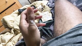 Big Black Cock Stroking hairy Bush Mount Men Rock Mercury