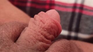 FTM big cock masturbation close up