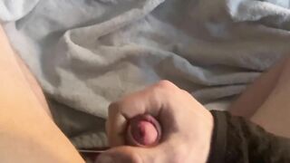 Solo male strokes hard to try cum fast (heavy breathing + moaning )