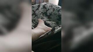 Step mom caught step naked in her bed jerking off on step sister