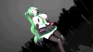 MMD HENTAI DANCE LAMB. TDA REMAKE GREEN HAIR COLOR EDIT SMIXIX