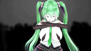 MMD HENTAI DANCE LAMB. TDA REMAKE GREEN HAIR COLOR EDIT SMIXIX