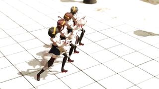 【MMD】Amazing Kongou Sisters【R-18】