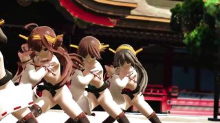 【MMD】Amazing Kongou Sisters【R-18】