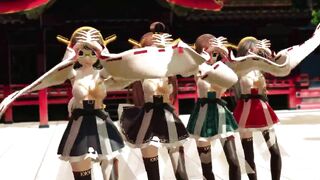 【MMD】Amazing Kongou Sisters【R-18】