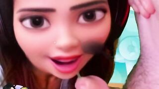 Cartoon Blowjob - Just thought you might find this interesting LOL ✨ SexyGamingCouple ❤