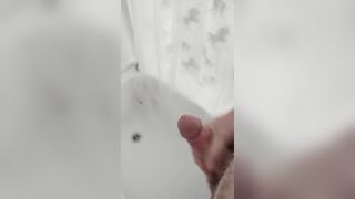 Shower masturbation. Jerk off till cum