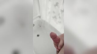 Shower masturbation. Jerk off till cum