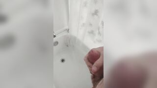 Shower masturbation. Jerk off till cum