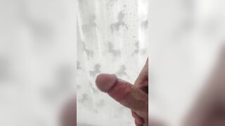 Shower masturbation. Jerk off till cum