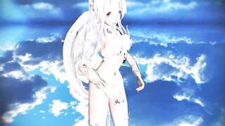 【MMD】Dragon girl HAKU - GENTLEMAN【R-18】