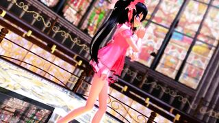 【MMD】Pink Cat - NJXA Pink【R-18】