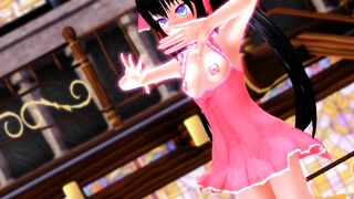 【MMD】Pink Cat - NJXA Pink【R-18】