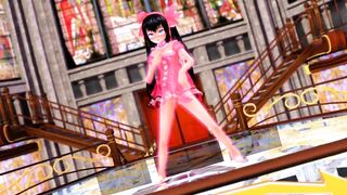 【MMD】Pink Cat - NJXA Pink【R-18】