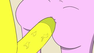 Princess Bubblegum Fucked in the Ass by a Banana Guard