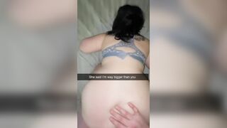 Snapchats her boyfriend while she cheats on him