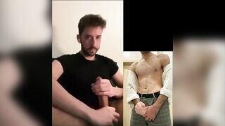 ITALIAN 20 years old 9 inches Dick CUMSHOTS COMPILATION FACE REVEALED