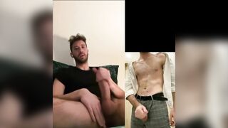 ITALIAN 20 years old 9 inches Dick CUMSHOTS COMPILATION FACE REVEALED