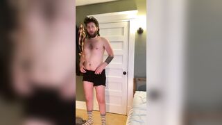 Hot Punk Guy Plays With His Big Dick Until He Explodes! (Part 1)