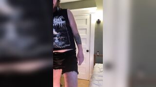 Hot Punk Guy Plays With His Big Dick Until He Explodes! (Part 1)