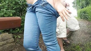 Public Fuck in my Jeans