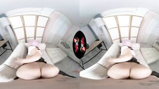 VRLatina - Curvy Blondie Fesser Anime Style Sex in VR