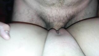 POV getting a hard pussy pounding and a huge cumshot on my pussy