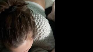 Tinder slut takes it in the butt