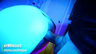 big tattooed cock inside a tight cyberpunk babe 4k