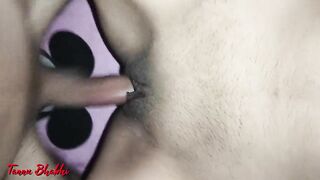 Clear voice Tannu bhabhi taang utha kar khub maje lekar chudi