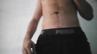 Taking my clothes off, to check my future evolution of my Male Body Shape. | Day 0