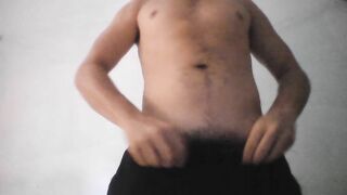 Taking my clothes off, to check my future evolution of my Male Body Shape. | Day 0