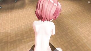 3D HENTAI POV Fucked schoolgirl doggystyle after school