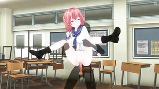 3D HENTAI Lifting fuck schoolgirl